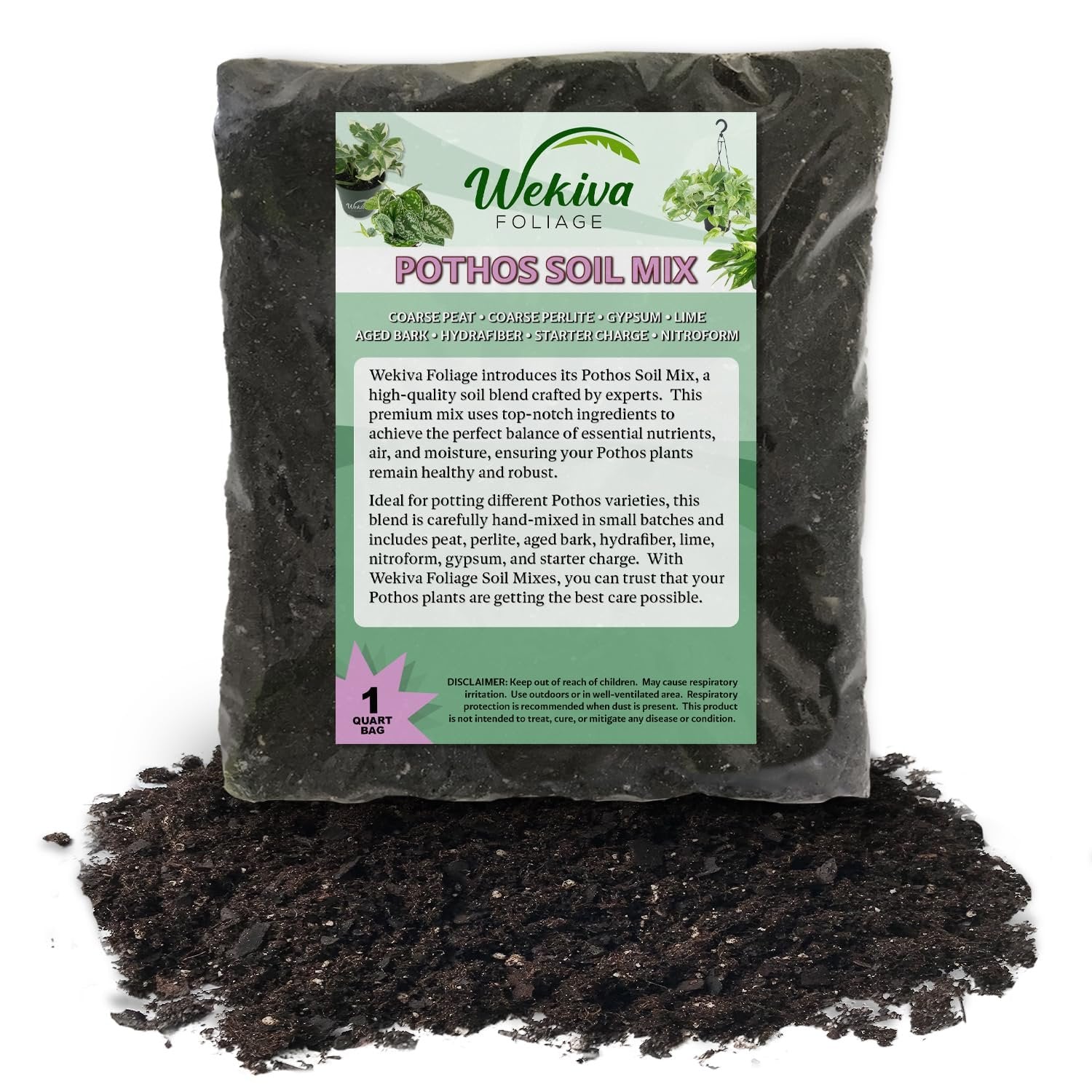 best soil for pothos plants Pothos Growing Soil Mix – Custom Soil Blend – Potting Mix for Pothos Plants – Specially Developed by and for Professional Nursery Growers