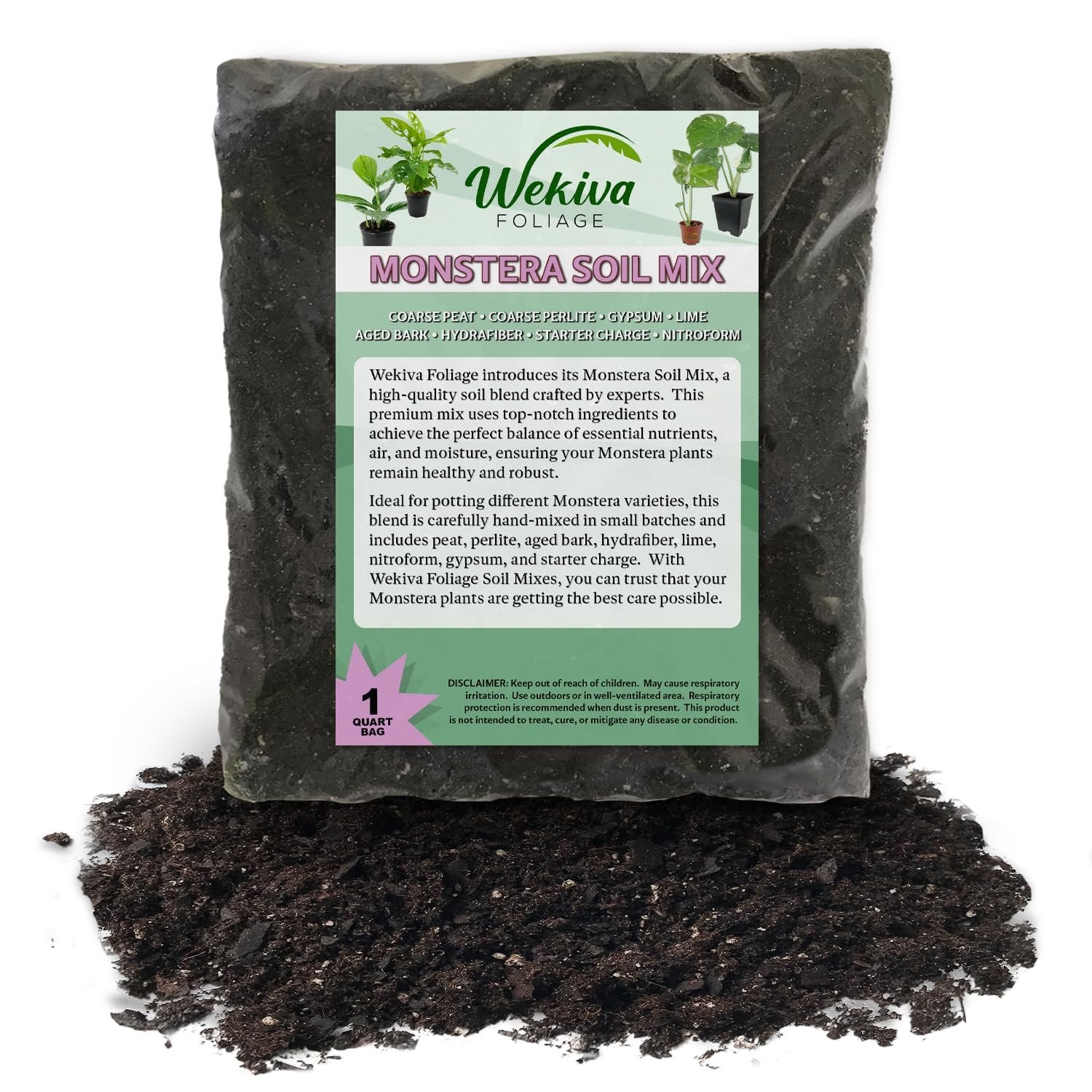 type of soil for monstera Monstera Growing Soil Mix – Custom Soil Blend – Potting Mix for Monstera Plants – Specially Developed by and for Professional Nursery Growers -