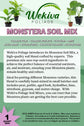 Monstera Growing Soil Mix – Custom Soil Blend – Potting Mix for Monstera Plants – Specially Developed by and for Professional Nursery Growers - Nutrient-Rich Formula