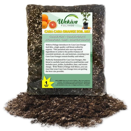 Cara Cara Orange Tree Growing Soil Mix – Custom Soil Blend – Potting Mix for Cara Cara Orange Trees – Specially Developed by and for Professional Nursery Growers - Nutrient-Rich Formula