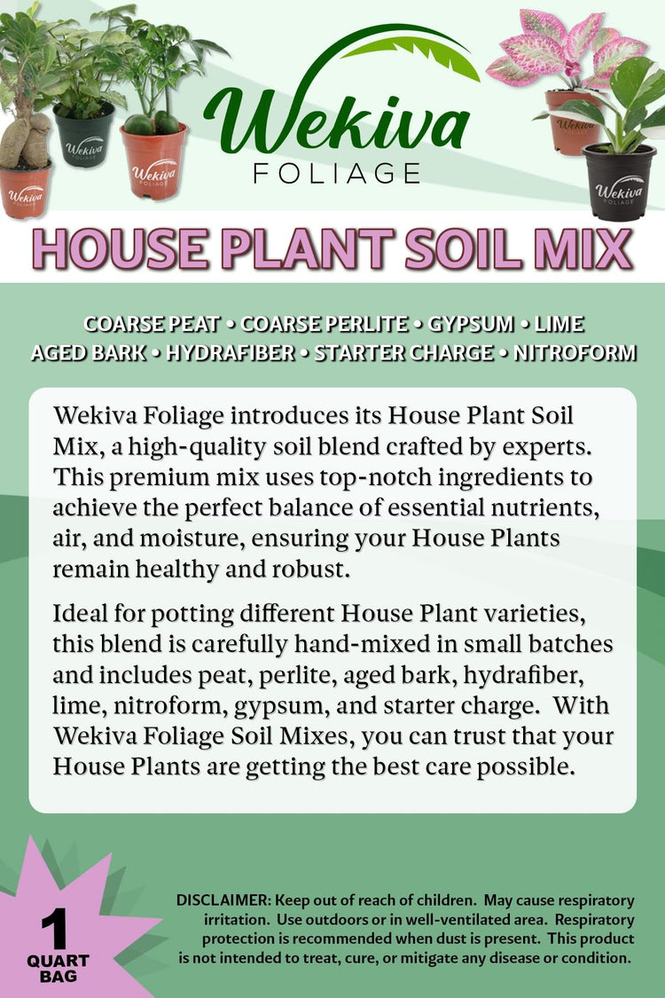 house plant soil recipe Houseplant Growing Soil Mix – Custom Soil Blend – Potting Mix for Hous – Wekiva Foliage