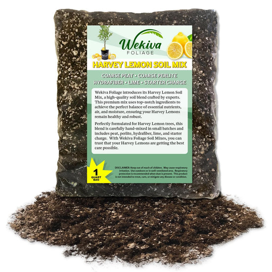 Harvey Lemon Tree Growing Soil Mix – Custom Soil Blend – Potting Mix for Harvey Lemon Trees – Specially Developed by and for Professional Nursery Growers - Nutrient-Rich Formula