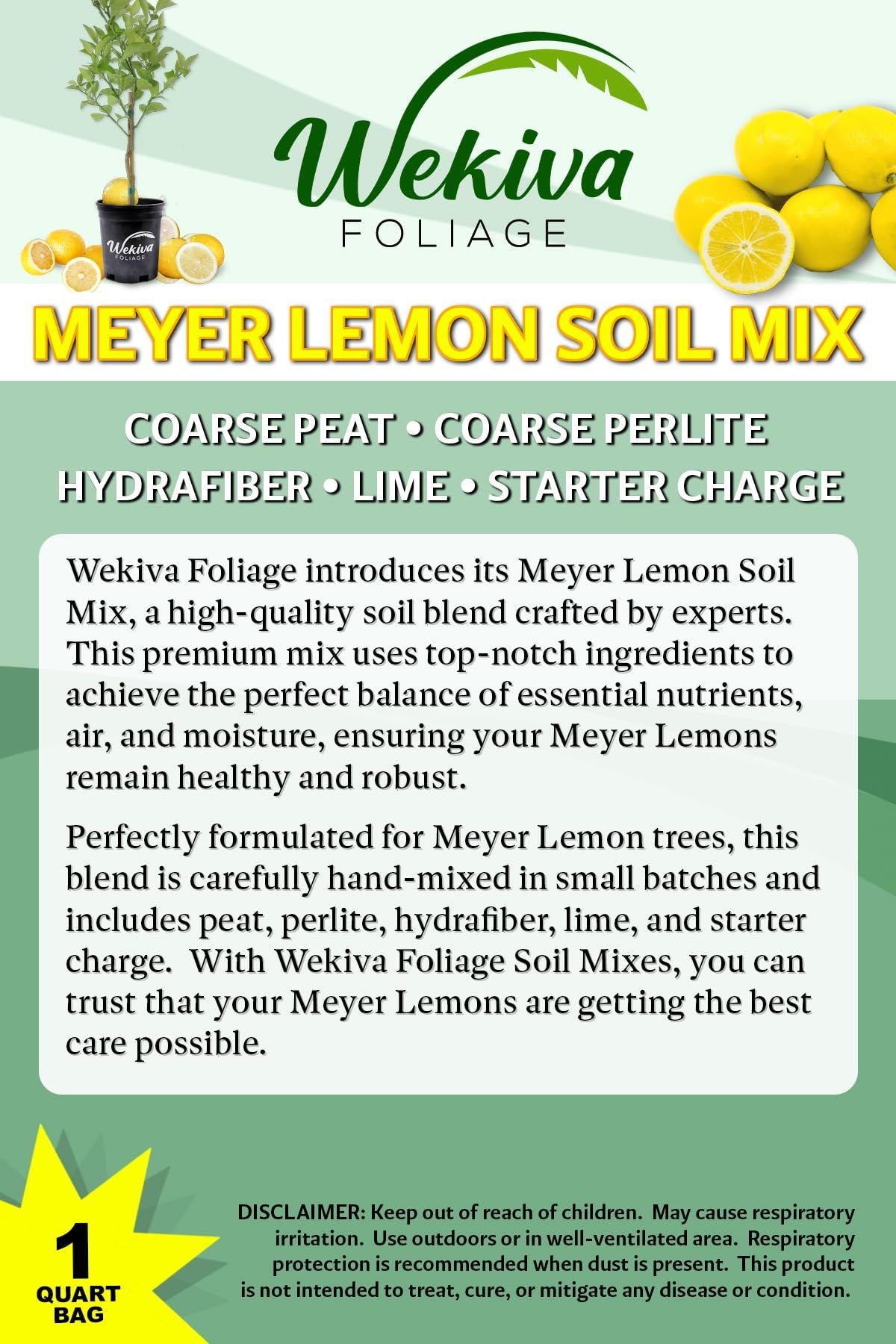 potting mix for lemon plant Meyer Lemon Tree Growing Soil Mix – Custom Soil Blend – Potting Mix for Meyer Lemon Trees – Specially Developed by and for Professional Nursery